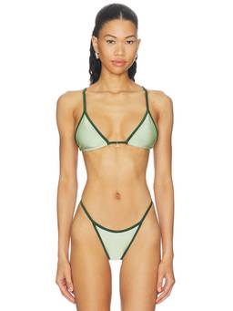 FAE - Lumi Women's Unpadded Triangle Bikini Top Martini