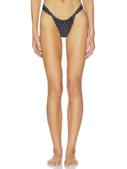 FAITHFULL THE BRAND - Andez Women's Ruched Bikini Bottom Black