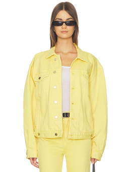 Favorite Daughter - Otto Women's Boyfriend Denim Jacket Gold