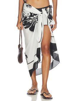 Favorite Daughter - Vintage Floral Women's Side Tie Swim Cover-Up Multi-Color
