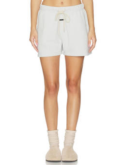 Fear of God ESSENTIALS - Classic Fit Women's Drawstring French Terry Training Shorts Grey