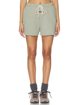 Fear of God ESSENTIALS - Classic Fit Women's Drawstring Cotton Training Shorts Grey