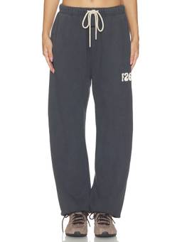 Fear of God ESSENTIALS - Classic Fleece Women's Drawstring Elastic Waist Palazzo Pants Grey