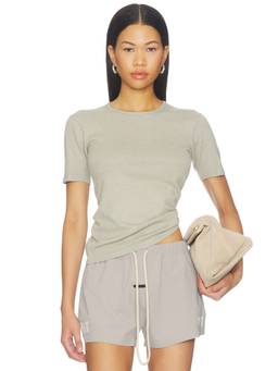 Fear of God ESSENTIALS - Classic Women's Slim Fit Crew Neck T-Shirt Seal
