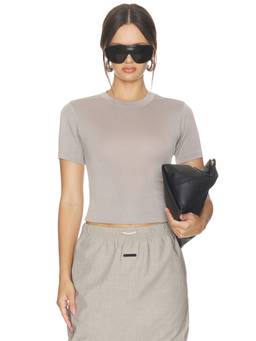 Fear of God ESSENTIALS - Soft Rib Women's Fitted Crew Neck T-Shirt Seal