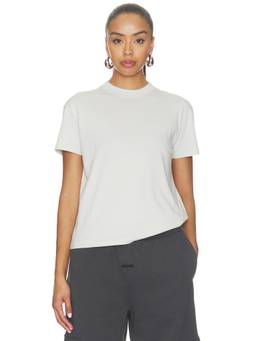 Fear of God ESSENTIALS - Classic Fit Women's Crew Neck Short Sleeve T-Shirt Grey