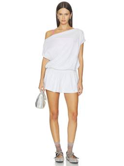 Free People - FP Movement Women's One-Shoulder Relaxed Mini Dress Grey