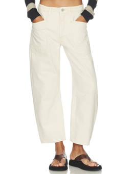 Free People - Minimalist Moxie Women's Boyfriend Utility Cargos Cream