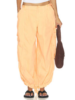 Free People - FP Movement Women's Utility Pocket Cargo Pants Cream