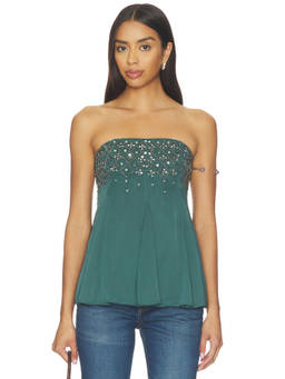 Free People - Tara Embellished Women's Strapless Tube Top Midnight Mountain