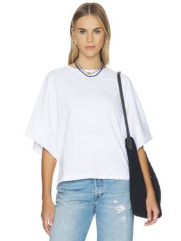 Free People - Atlas Dolman Women's Relaxed Crew Neck T-Shirt Ivory