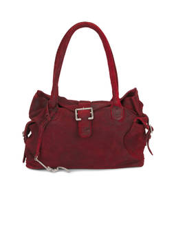 Free People - Austin Leather Shoulder Bag Red