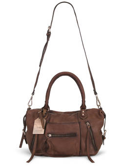 Free People - Baby Emerson Leather Handbag Espresso
