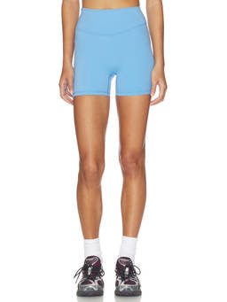 FORM - Olivia Jade Women's Stretch Mid-Waist Training Shorts Blue