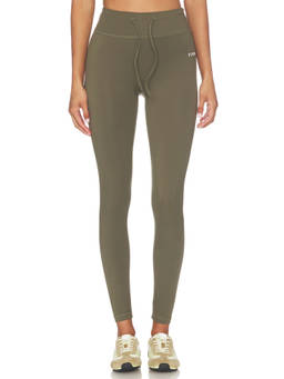 FORM - Women's Stretch Drawstring Pull-On Leggings Olive