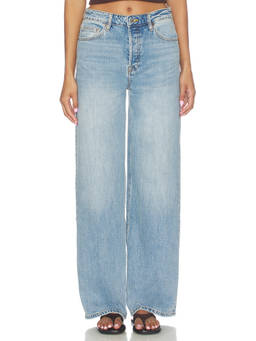 Good American - Vintage Women's High-Waist Wide-Leg Jeans Indigo