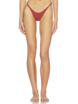 Geel - Adjustable Women's Pull On Bikini Bottom Copper