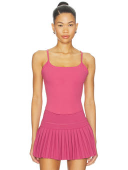 Gold Hinge - Strydeform Women's Stretch Shoulder Strap Tankini Top Raspberry