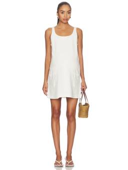 HATCH - Kiley Women's Sleeveless Denim Mini Dress Cloud Wash