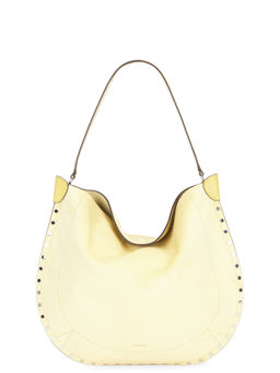 Isabel Marant - Oskan Hobo Soft Leather Shoulder Bag Straw