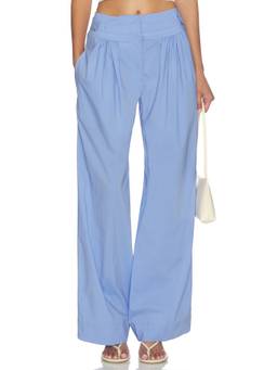 IRO - Nadam Women's Wide-Leg Ripstop Palazzo Pants Azur Blue