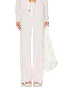 James Perse - Women's Wide-Leg Drawstring Sweatpants Rose Quartz