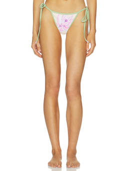 Juliet Johnstone - Bailey Women's Side Tie String Bikini Bottom Yellow