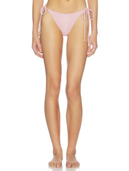Juillet - Nat Women's Side Tie Bikini Bottom Pink