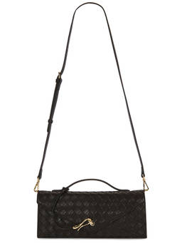 JW PEI - Celeste Woven Textured Envelope Top Handle Clutch Brown