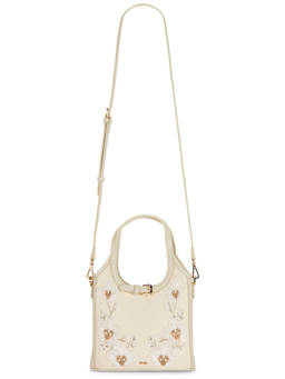 JW PEI - Brooke Mini Embellished Top Handle Bag Ivory