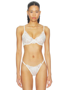 KAT THE LABEL - Charli Women's Underwired Lace Bra White