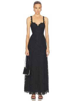 L'AGENCE - Sutton Lace Women's Underwire Maxi Dress Black