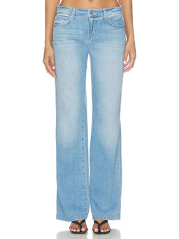 L'AGENCE - Joanne Women's Stretch Wide Leg Jeans Pacific