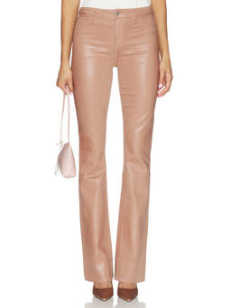 L'AGENCE - Ruth Women's Straight-Leg Undone Hem Jeans Hazelnut