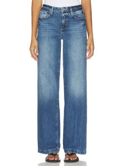 L'AGENCE - Clayton Women's Wide Leg Jeans Blue