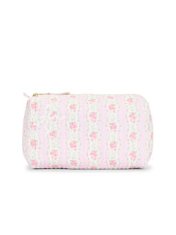 LoveShackFancy - Octavia Cotton Zip Clutch Pink