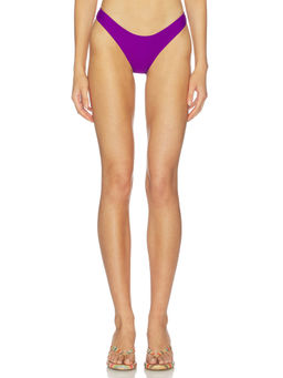 lovewave - Ryder Women's High Leg Lightweight Bikini Bottom Purple