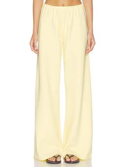 La Ligne - Crepe Colby Women's Mid-Waist Wide-Leg Palazzo Pants Yellow