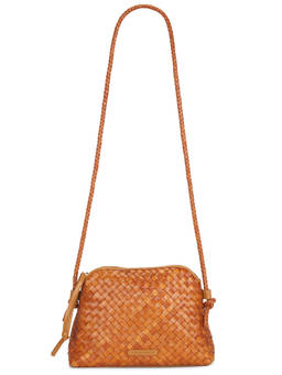 Loeffler Randall - Mallory Woven Leather Crossbody Tan