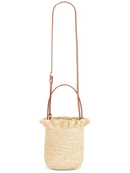 Loeffler Randall - Crochet Drawstring Top Handle Handbag Natural