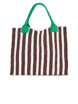 Loeffler Randall - Sol Crochet Tote Bag Brown