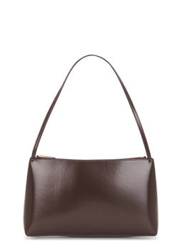 Mansur Gavriel - Large Gaia Leather Shoulder Bag Chocolate