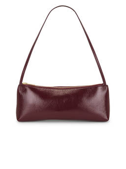 Mansur Gavriel - Gaia Leather Baguette Handbag Claret