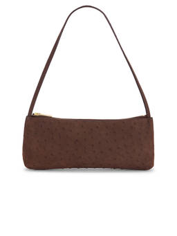 Mansur Gavriel - Gaia Embossed Leather Shoulder Bag Ebony