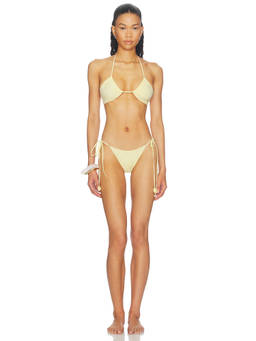 Maygel Coronel - Arazo Women's Tie-Up Bikini Set Vainilla