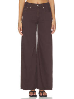 Madewell - Ultimate Women's Mid Waist Wide Leg Jeans Burnt Cocoa