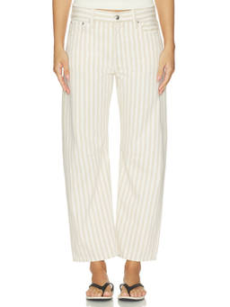 Madewell - Darted Women's Barrel Leg Jeans Khaki