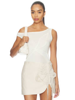 Mother of All - Papper Women's Off Shoulder Pull-On Top Cream
