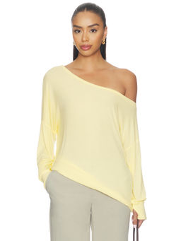 Michael Lauren - x REVOLVE Women's One Shoulder Open Shoulder Top Yellow