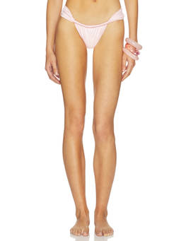 Montce - Sandra Women's Recycled Nylon Stretch Bikini Bottom Pink